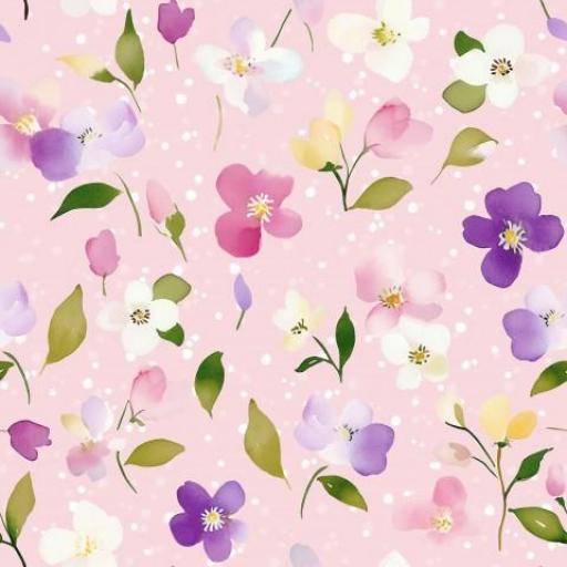 CANVA IMPERMEABLE FLORES PENSAMIENTOS  [0]