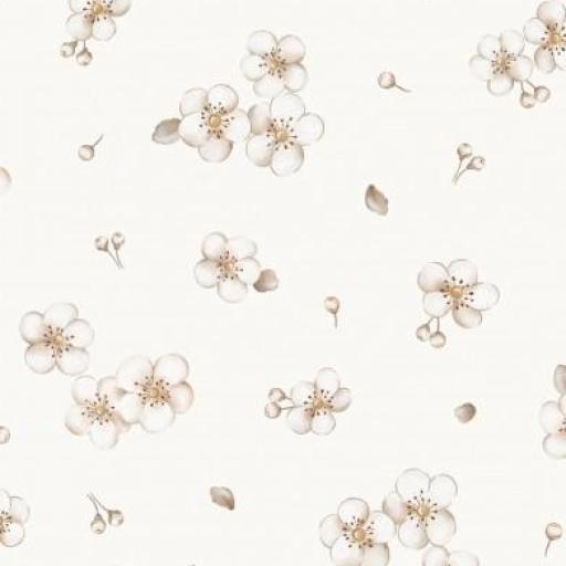 FLORES BLANCAS   ( EN 10 TEJIDOS DISTINTOS )