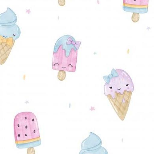 LINDOS HELADOS BLANCO  ( EN 10 TEJIDOS DISTINTOS )  [0]