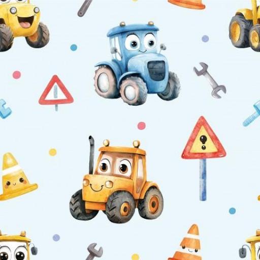 TRACTORES DIVERTIDOS  AZUL  ( EN 10 DISTINTOS )  [0]