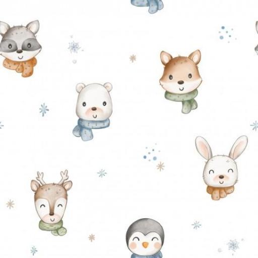ANIMALITOS DE INVIERNO BLANCO  ( EN 10 TEJIDOS DISTINTOS ) [0]