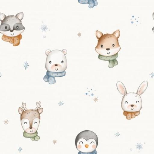 ANIMALITOS DE INVIERNO BLANCO ROTO  ( EN 10 TEJIDOS DISTINTOS ) [0]