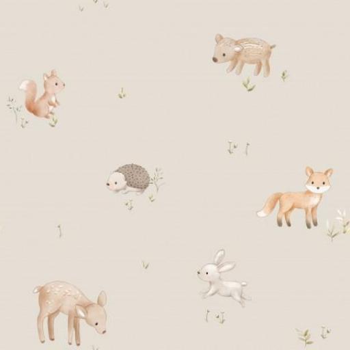 ANIMALES DEL BOSQUE BEIG     (  en 10 tejidos distintos )  [0]