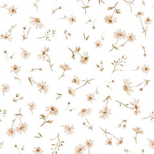 FLORECITAS PEQUEÑAS CAMOMILA BLANCO    ( EN 10 TEJIDOS DISTINTOS ) [0]