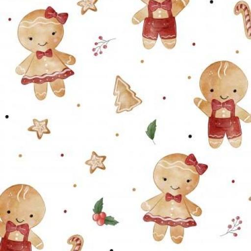 GALLETAS DE NAVIDAD  7.5 cm de alto    ( EN 10 TEJIDOS DISTINTOS )  [0]