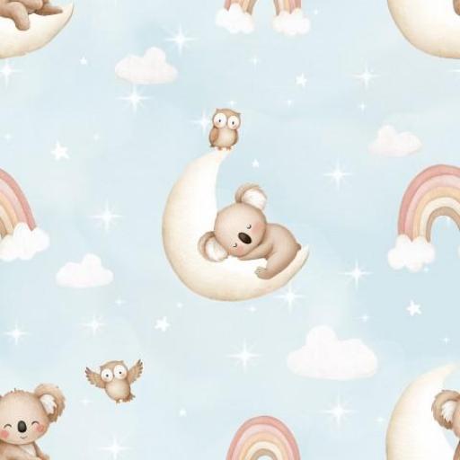   KOALA EN LA LUNA AZUL  ( EN 10 TEJIDOS DISTINTOS ) [0]