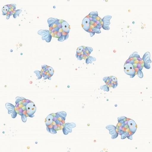 PECES DE COLORES BLANCO       ( EN 10 TEJIDOS DISTINTOS )  [0]