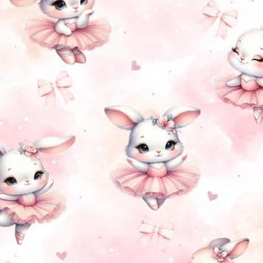 CONEJITAS BAILARINAS TUTÚ      ( EN 10 TEJIDOS DISTINTOS )  [0]