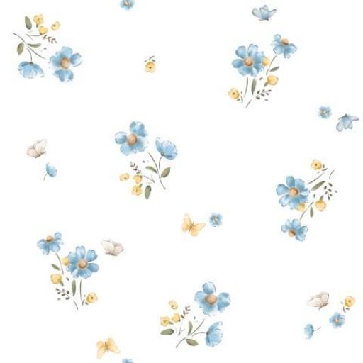 MELODIA AZUL /BLANCO ( EN 10 TEJIDOS DISTINTOS )