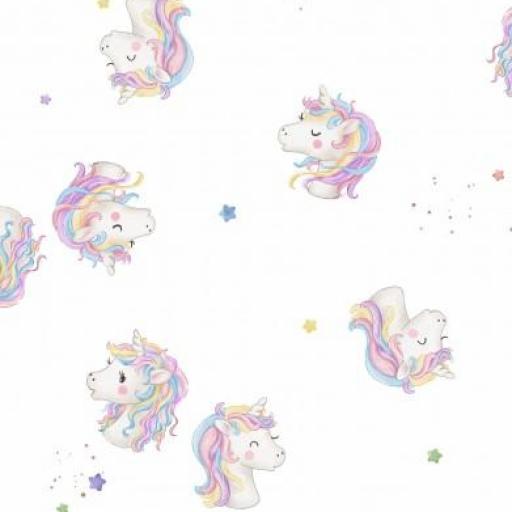 UNICORNIOS BLANCO      ( EN 10 TEJIDOS DISTINTOS )  [0]