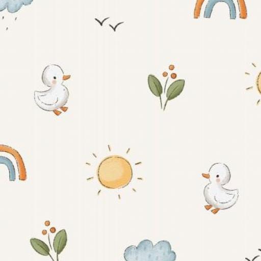 PEQUEÑOS PATOS DE PRIMAVERA     ( EN 10 TEJIDOS DISTINTOS )  [0]