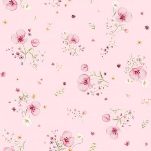 PEQUEÑAS FLORES ELIA ROSA BLUSH    ( EN 10 TEJIDOS DISTINTOS ) 