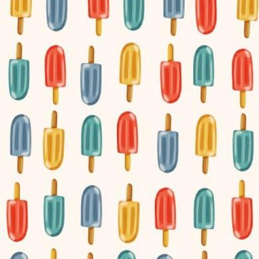 HELADOS DE COLORES  5 CM   (  en 10 tejidos distintos )  [0]