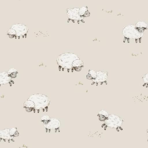 PEQUEÑAS OVEJAS EN BEIG    (  en 10 tejidos distintos )  [0]