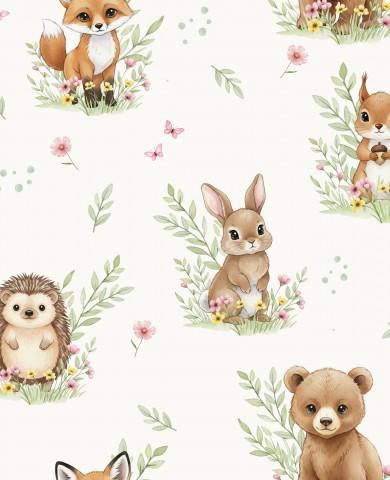 BOSQUE DE ANIMALES ( en 10 tejidos distintos )