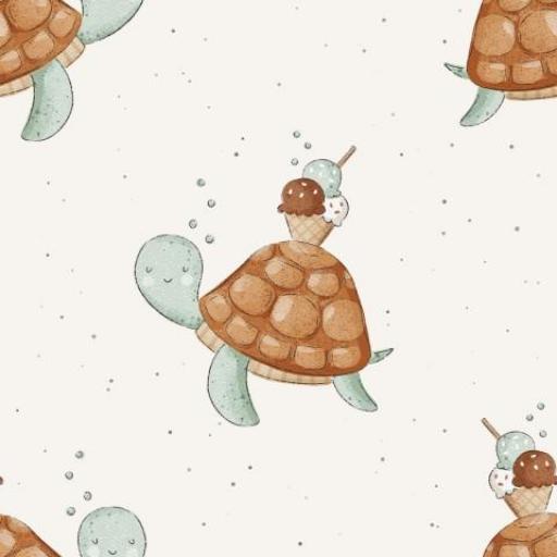 TORTUGAS CON HELADO MENTA     ( EN 10 TEJIDOS DISTINTOS )  [0]