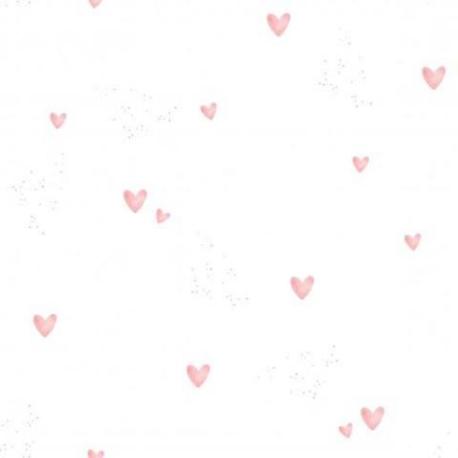 MINI CORAZONES BLANCO     (  en 10 tejidos distintos )  [0]
