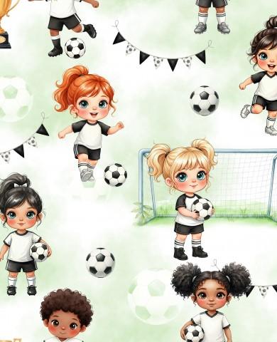 FÚTBOL COPA MUNDIAL FEMENINA ( EN 10 TEJIDOS DISTINTOS )