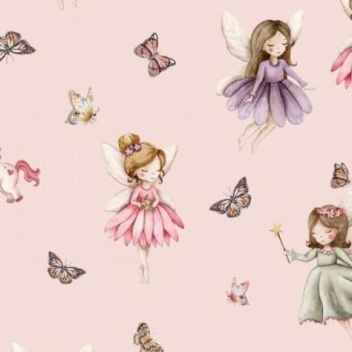 HADAS MARIPOSAS Y UNICORNIOS ROSA ( EN 10 TEJIDOS DISTINTOS ) [0]