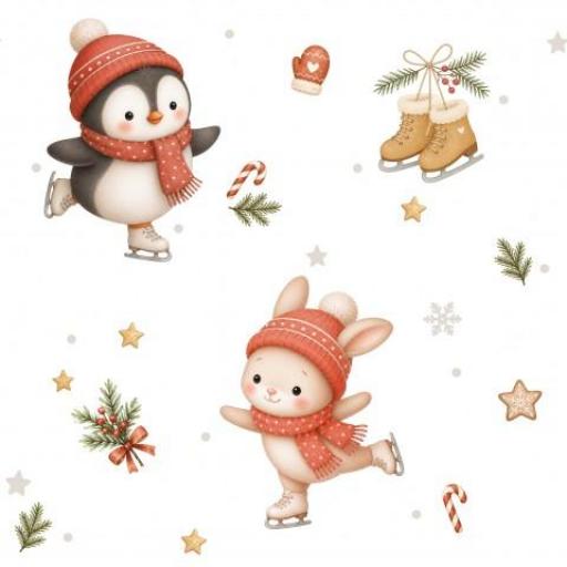 ANIMALES DE NAVIDAD CON PATINES  [0]