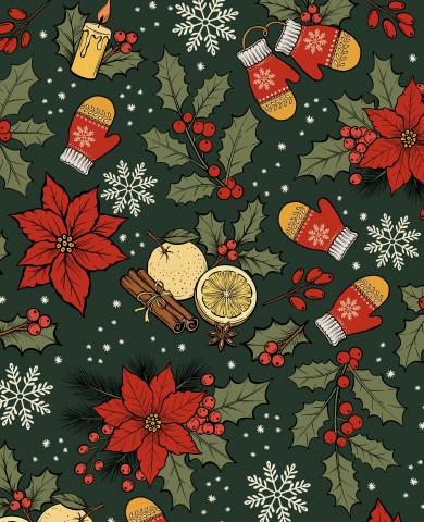NAVIDAD CLÁSICA ( EN 10 TEJIDOS DISTINTOS )