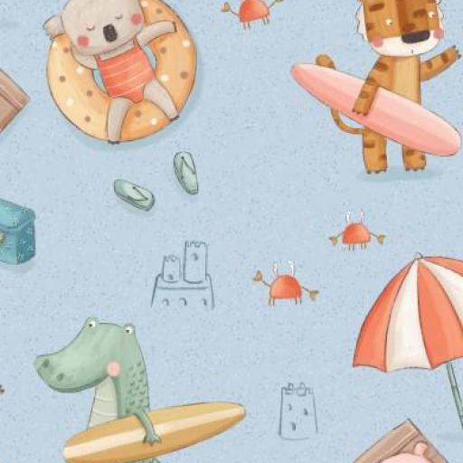 AMIGOS DE PLAYA AZUL    ( EN 10 TEJIDOS DISTINTOS )  [0]