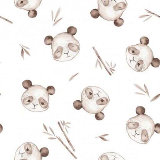 PANDA Y BLAMBÚ BLANCO     (  en 10 tejidos distintos ) 