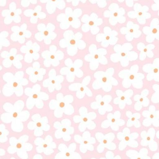 FLORES CHICA BLANCAS /ROSA     ( 3 CM)   ( EN 10 TEJIDOS DISTINTOS )  [0]