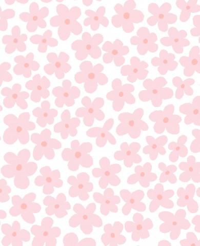 FLORES CHICA ROSA (3 CM ) ( EN 10 TEJIDOS DISTINTOS )