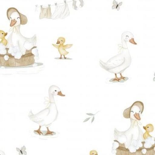 GANSOS EN LA ALDEA   ( EN 10 TEJIDOS DISTINTOS )  [0]