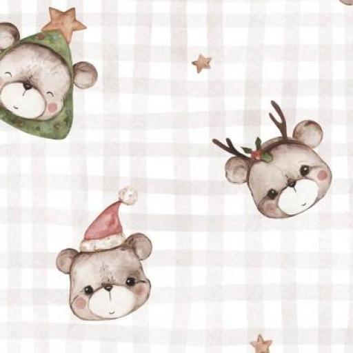 OSITOS DE NAVIDAD EN VICHY   (  en 10 tejidos distintos ) 