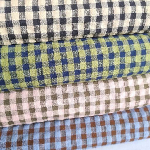 VICHY SEERSUCKER BICOLOR 06 Cm ROSA/VERDE VIEJO [1]