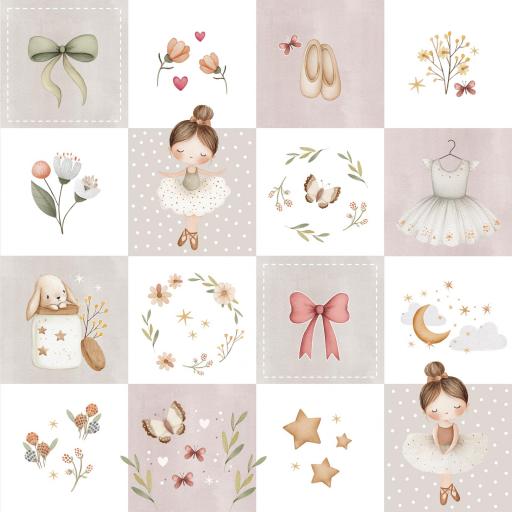 HISTORIA DE UNA BAILARINA DISEÑO EXCLUSIVO   ( EN 10 TEJIDOS DISTINTOS ) 