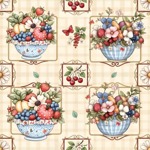 COCINA AZUL 1 ( EN 10 TEJIDOS DISTINTOS ) [0]