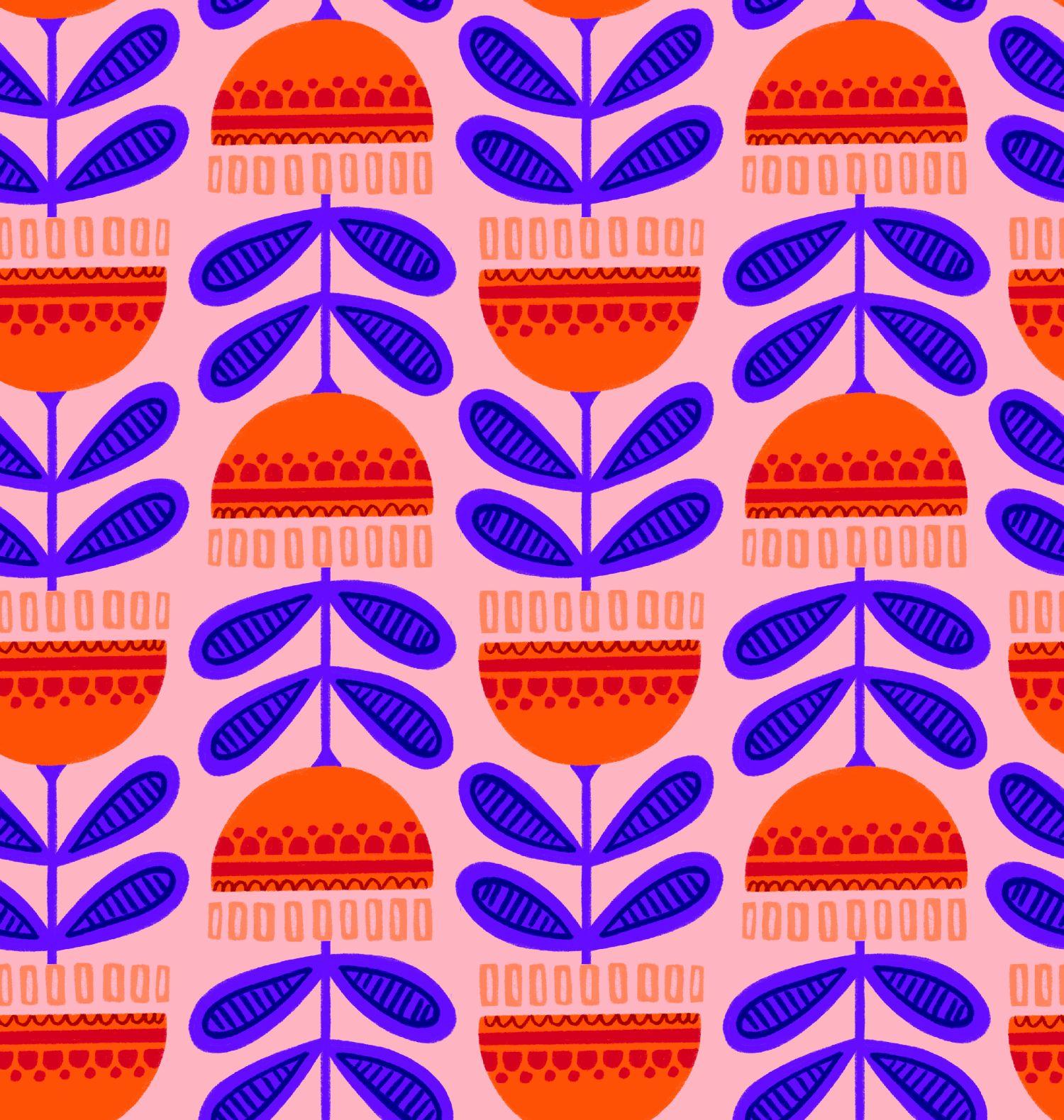 SERIE FLORAL BOHEMIO 3 ( EN 10 TEJIDOS DISTINTOS )