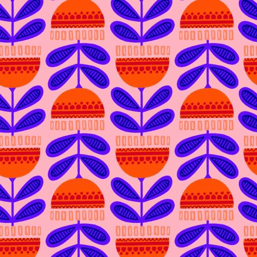 SERIE FLORAL BOHEMIO 3 ( EN 10 TEJIDOS DISTINTOS )