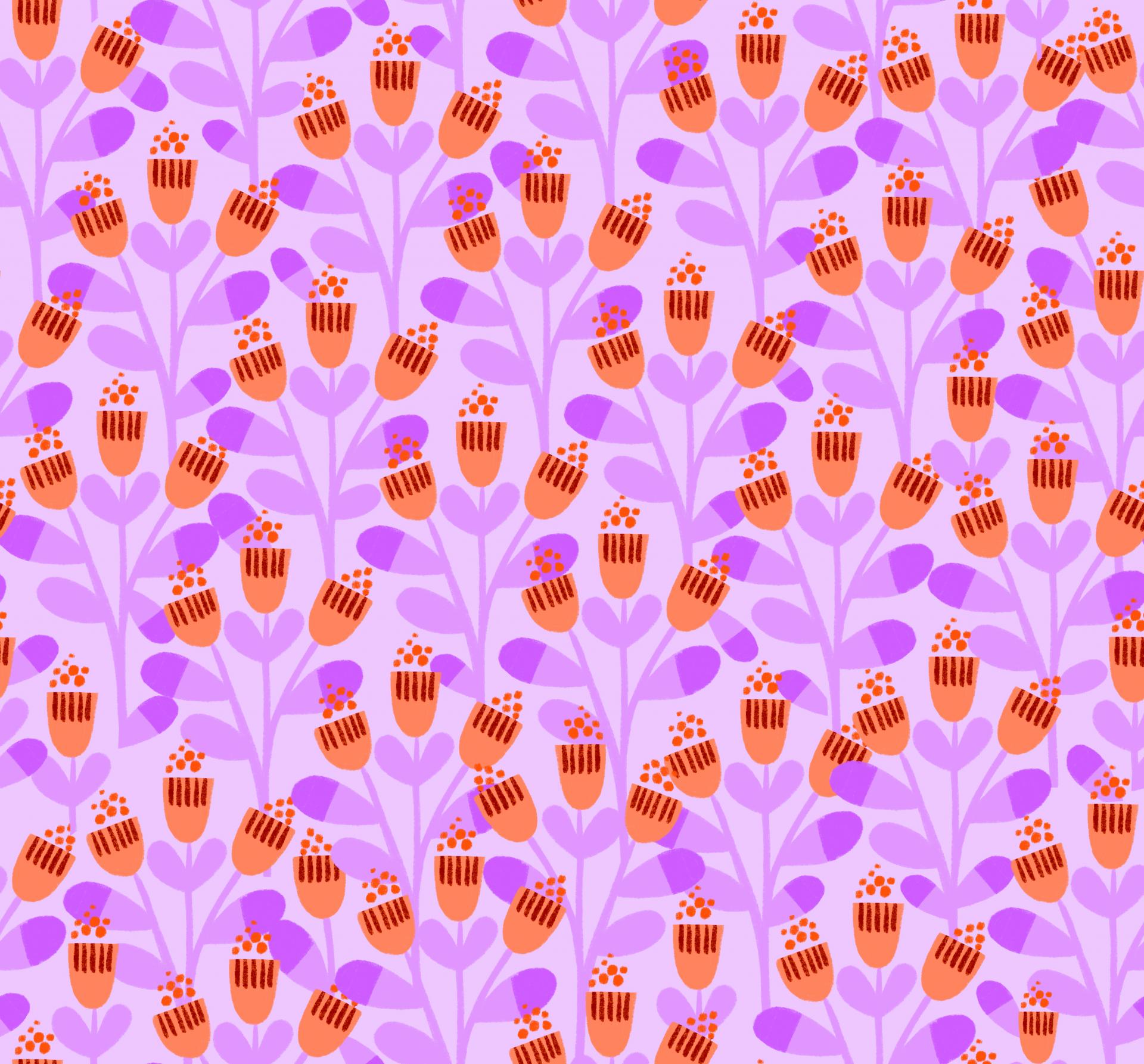 SERIE FLORAL BOHEMIO 4 ( EN 10 TEJIDOS DISTINTOS )