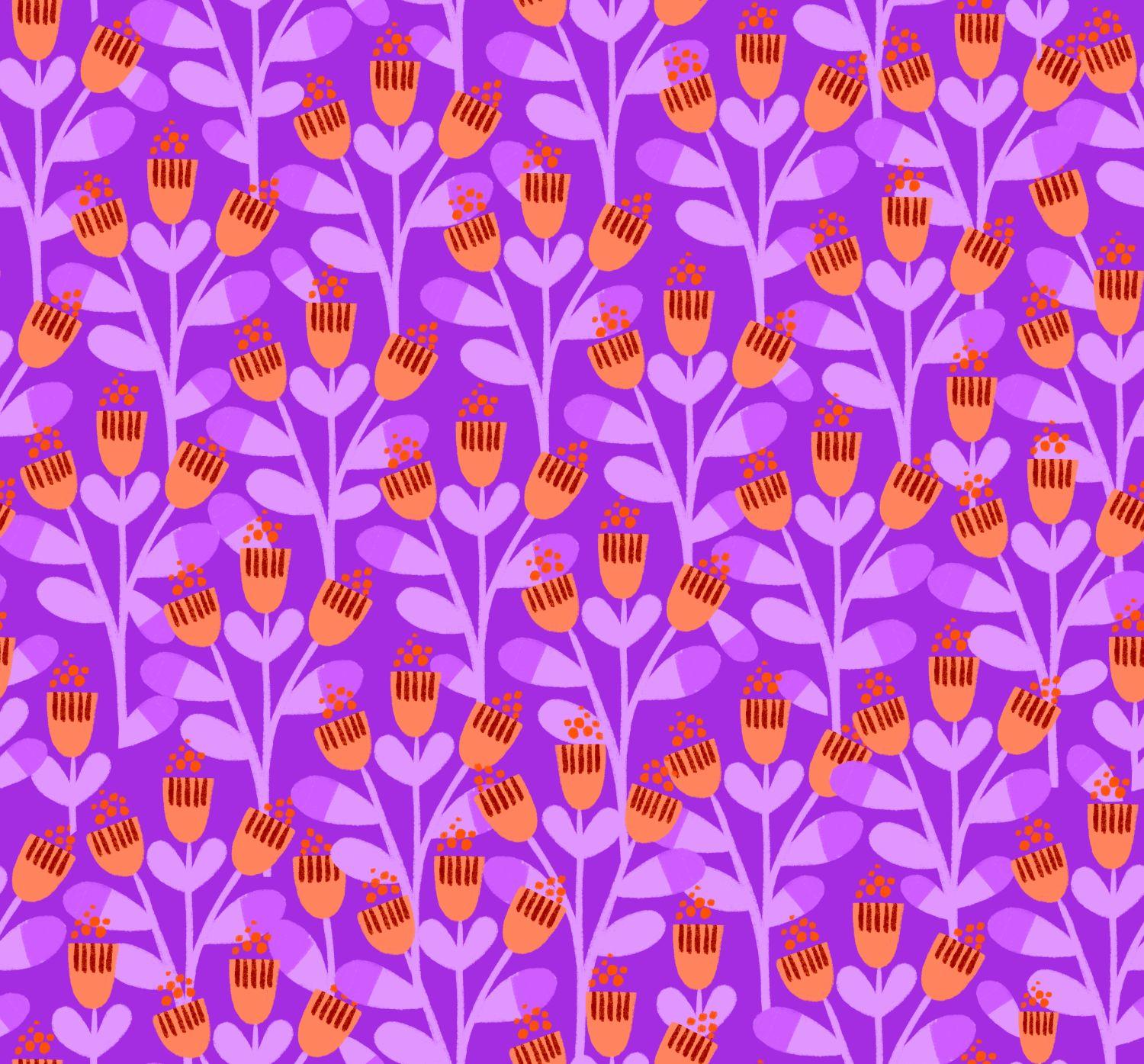 SERIE FLORAL BOHEMIO 4C ( EN 10 TEJIDOS DISTINTOS )