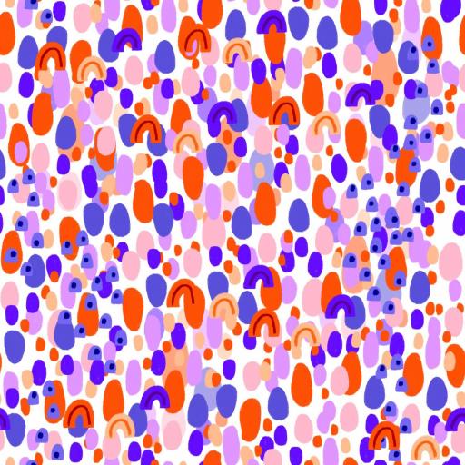 SERIE FLORAL BOHEMIO  8  ( EN 10 TEJIDOS DISTINTOS )  [0]