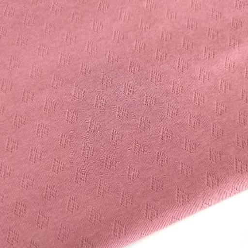 PUNTO CALADO CORAZÓN  ROSA ANTIGUO 