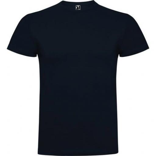  CAMISETA ADULTO ALGODÓN PEINADO BRACO NEGRA 180 GR  ( Elige en el desplegable las distintas tallas  )