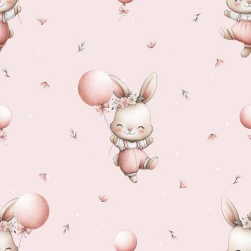 DOBLE GASA CONEJITA GLOBO ROSA     [0]