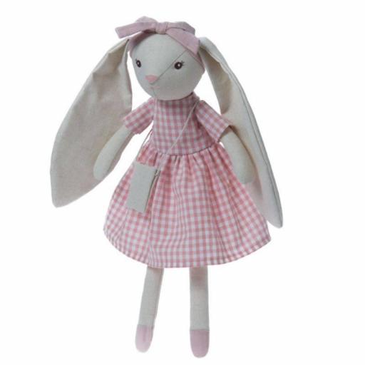 MUÑECO OREJAS LARGAS  CONEJITA 40 CM ROSA GAMBERRITOS  [0]