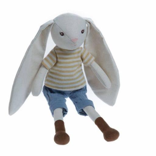 MUÑECO OREJAS LARGAS CONEJITO 40 CM AZUL GAMBERRITOS  [0]