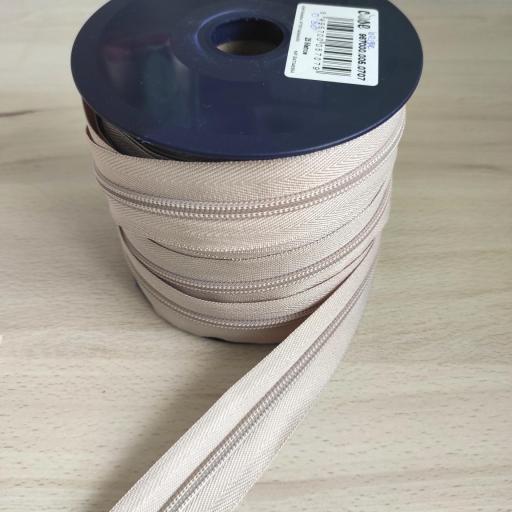 CREMALLERA CONTINUA NYLON  MAYA 5  BEIG
