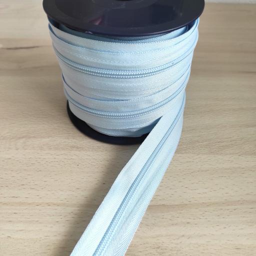 CREMALLERA CONTINUA NYLON  MAYA 5   CELESTE