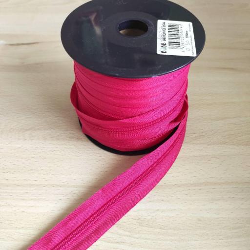 CREMALLERA CONTINUA NYLON  MAYA 5  FUCSIA