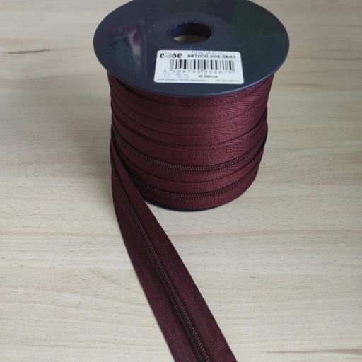 CREMALLERA CONTINUA NYLON  MAYA 5  HENNA