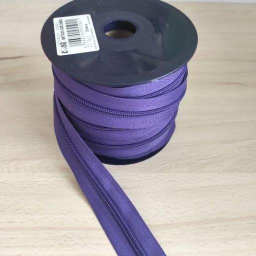 CREMALLERA CONTINUA NYLON  MAYA 5  MORADO MEDIO
