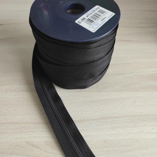 CREMALLERA CONTINUA NYLON  MAYA 5 NEGRO